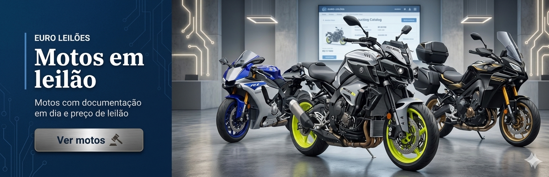 Motos em leilao